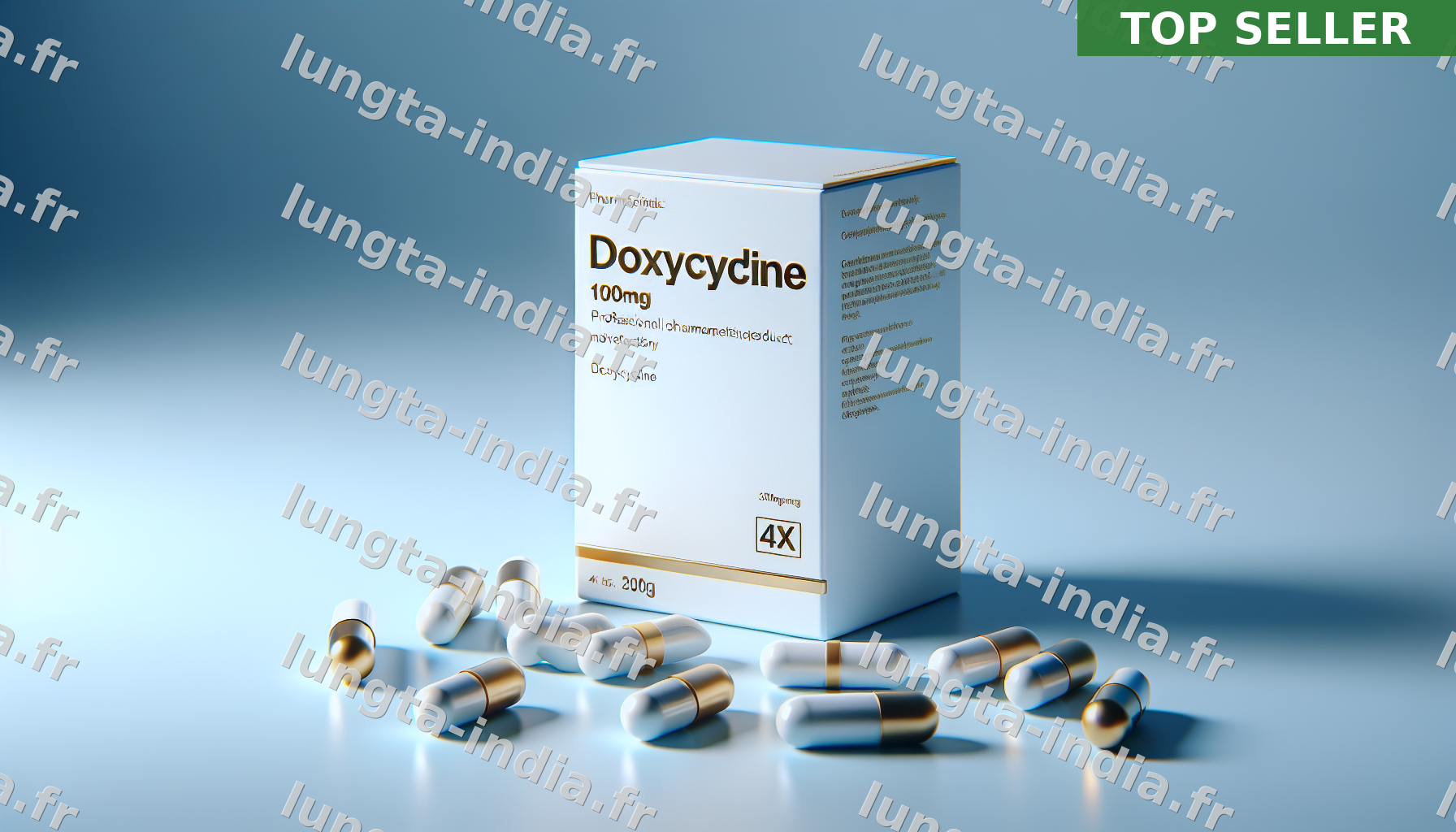 Doxycycline 200mg — ordonnance en ligne pour infections bactériennes en France